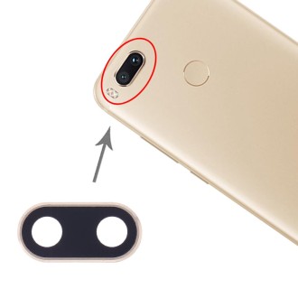 10 PCS Camera Lens Cover for Xiaomi Mi 5X / A1(Gold)