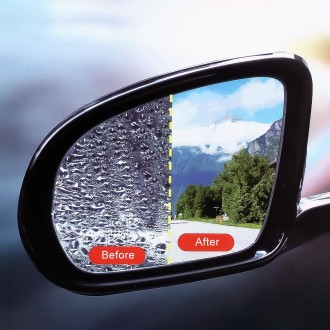 For Land Rover Freelander 2 Car PET Rearview Mirror Protective Window Clear Anti-fog Waterproof Rain Shield Film