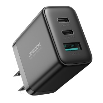 JOYRO0M JR-TCF10 32W Dual USB-C/Type-C+USB Fast Charger, Plug:US Plug(Black)