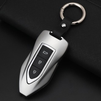 Car Buckle Key Shell Zinc Alloy Car Key Shell Case Key Ring for Liebao, Random Color Delivery