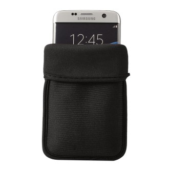 Neoprene Cell Phone Bag for Galaxy S9 / S8 / S7 Edge / G935 & S6 Edge / G925, Size:9.0*16.5cm(Black)