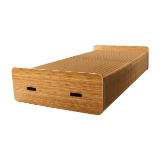 Creative Folding Single Bed, Size: Width: 200x90cm (Brown)