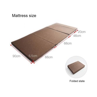 Creative Folding Single Bed, Size: Width: 200x90cm (Brown)