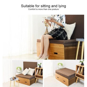 Creative Folding Single Bed, Size: Width: 200x90cm (Brown)