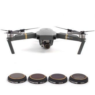 4 in 1 HD Drone Camera ND32 / 16 / 8 / 4 Lens Filter Set for DJI Mavic Pro