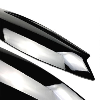 Car Headlight Eyebrow Decoration Sticker for Volkswagen Golf 5 (Black)