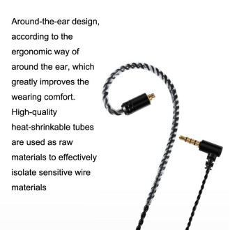 For IE Interface Headphone Cable With Microphone Upgrade Cable