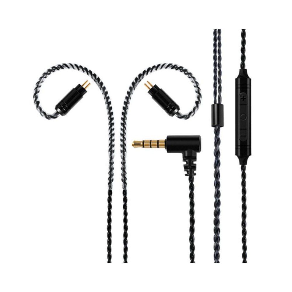 For 0.78mm 2pin Headphone Cable With Microphone Upgrade Cable