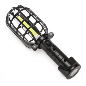 Car Work Maintenance Lamp Inspection Light Grid Outdoor Camping Lamp(Black)