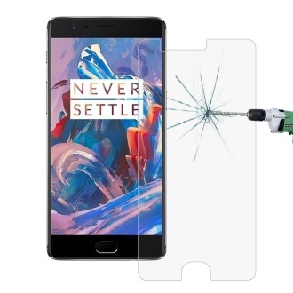 For OnePlus Three 0.26mm 9H Surface Hardness 2.5D Explosion-proof Tempered Glass Screen Film