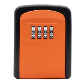 G9 4-digit Password Aluminum Alloy Key Storage Box(Orange)