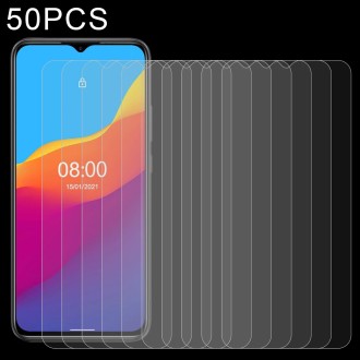 50 PCS 0.26mm 9H 2.5D Tempered Glass Film For Ulefone Note 10P