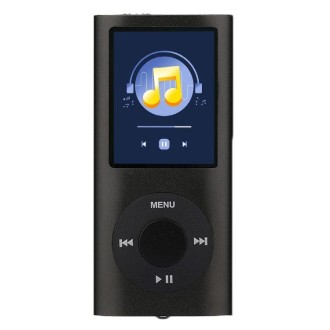 1.8 inch TFT Screen Metal MP4 Player With Earphone+Cable(Black)