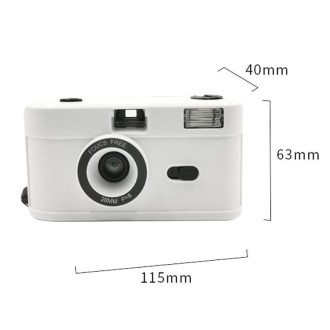 R2-FILM Retro Manual Reusable Film Camera for Children without Film(Red+Black)