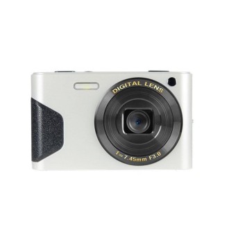 C8 4K  2.7-inch LCD Screen HD Digital Camera Retro Camera,Version: 48W Upgraded Version White