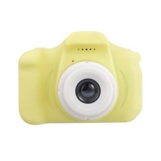 X2S 2.0 Inch LCD Screen Mini Children Camera Digital Camera, For:800W Single Camera+32G+Card Reader+Cartoon Sticker(Yellow)