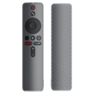 For Xiaomi MiBox S Remote Control Liquid Silicone Protective Case(Translucent Matte)