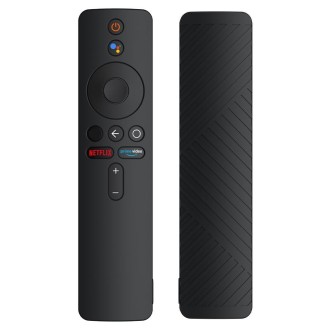 For Xiaomi 4K TV Stick Remote Control Liquid Silicone Protective Case(Black)