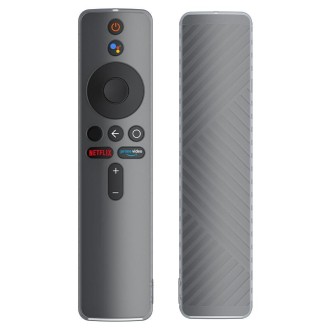 For Xiaomi 4K TV Stick Remote Control Liquid Silicone Protective Case(Translucent Matte)