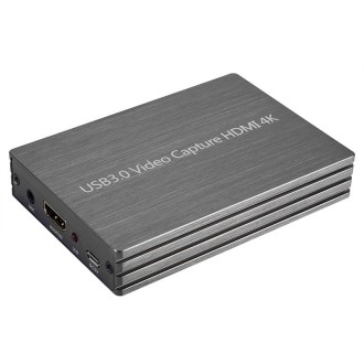 NK-S300 USB 3.0 HDMI 4K HD Video Capture Card Device(Grey)