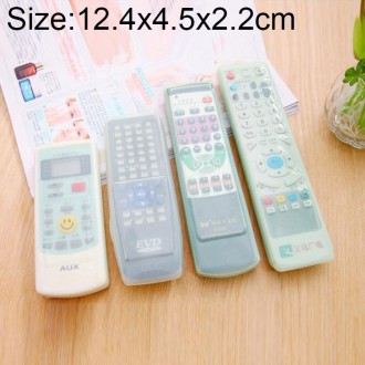 5 PCS Short Design Air Conditioning Remote Control Silicone Protective Cover, Size: 12.4*4.5*2.2cm