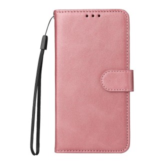 For Realme 10 Pro 5G Classic Calf Texture Flip Leather Phone Case(Rose Gold)