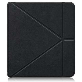 For KOBO Sage 2021 Multi-folding Leather Tablet Case(Black)