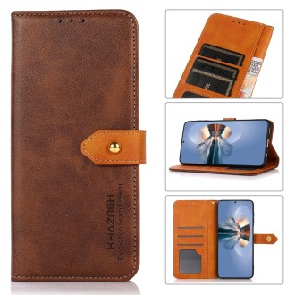 For Xiaomi Redmi Note 11 Pro KHAZNEH Dual-color Cowhide Texture Horizontal Flip Leather Phone Case with Holder & Card Slots & Wa