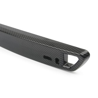 Car Modification Carbon Fiber Pattern License Plate Frame Holder(Silver)