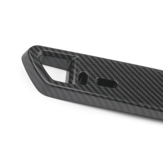 Car Modification Carbon Fiber Pattern License Plate Frame Holder(Silver)