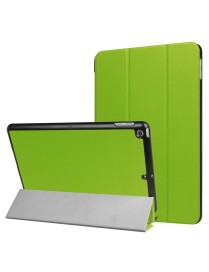 For iPad 9.7 (2018) & iPad 9.7 (2017) Custer Texture Horizontal Flip Leather Case with Three-folding Holder & Sleep / Wake-up Fu