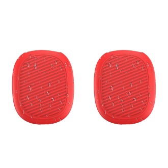 T2 For Apple AirPods Max 1pair Bluetooth Headset Anti-Fall Silicone Protective Case(Red)