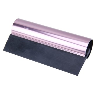 Car Auto Body Surface Window Wrapping Film Black Rubber Scraper Sticker Tool Black with Pink Metal Handle