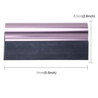 Car Auto Body Surface Window Wrapping Film Black Rubber Scraper Sticker Tool Black with Pink Metal Handle