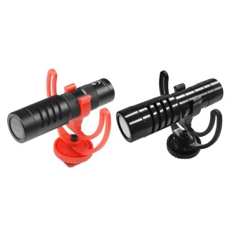 2pcs Microphone Mounting Bracket Cold Shoe Mount Mic Holder(Black)