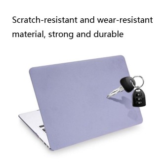 For MacBook Retina 12 A1534 Hollow Cream Style Laptop Plastic Protective Case(Tranquil Blue)