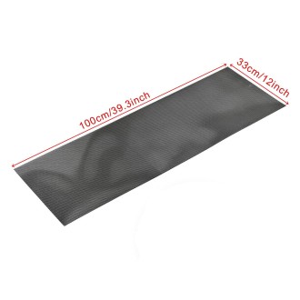 XH-6013 100x33cm Universal Car Grill Mesh Aluminum Alloy Grille Insert Bumper, Type:Small Hole(Black)