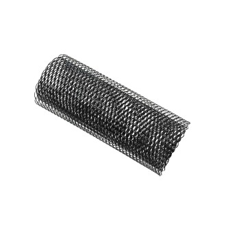 XH-6013 100x33cm Universal Car Grill Mesh Aluminum Alloy Grille Insert Bumper, Type:Small Hole(Black)