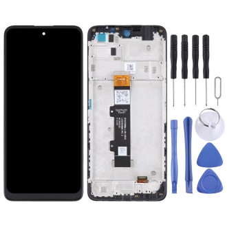 TFT LCD Screen for Motorola Moto G22 Digitizer Full Assembly with Frame