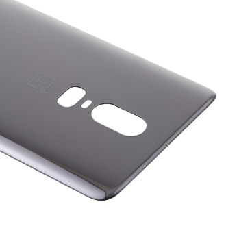 For OnePlus 6 Back Cover (Jet Black)