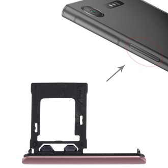 SIM / Micro SD Card Tray, Double Tray for Sony Xperia XZ1(Pink)