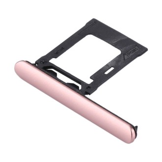 SIM / Micro SD Card Tray, Double Tray for Sony Xperia XZ1(Pink)