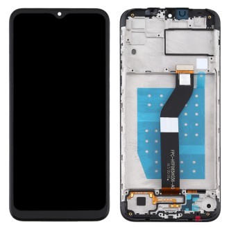 TFT LCD Screen for Motorola Moto G8 Power Lite Digitizer Full Assembly with Frame (Black)