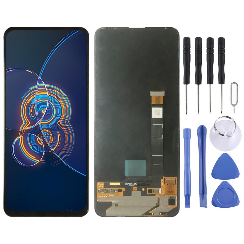 Original AMOLED LCD Screen for Asus Zenfone 8 Flip ZS672KS with Digitizer Full Assembly (Black)