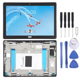 OEM LCD Screen for Lenovo Tab P10 TB-X705, TB-X705L, TB-X705F, TB-X705N Digitizer Full Assembly with Frame (Black)