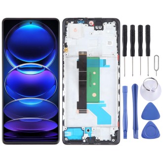 OLED Material Original LCD Screen For Xiaomi Redmi Note 12 Pro+ Digitizer Full Assembly with Frame