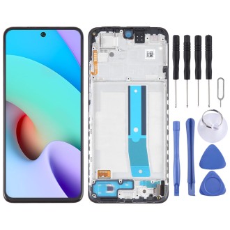 OLED Material LCD Screen For Xiaomi Redmi Note 11 4G Digitizer Full Assembly with Frame