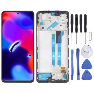 OLED Material LCD Screen For Xiaomi Redmi Note 11 Pro+ 5G India Digitizer Full Assembly with Frame