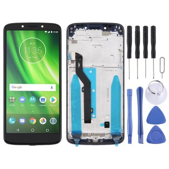 TFT LCD Screen for Motorola Moto G6 Play Digitizer Full Assembly with Frame(Black)