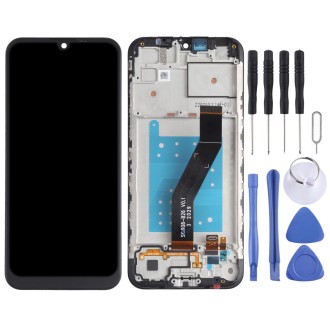 TFT LCD Screen for Motorola Moto E6i XT2053-5 Digitizer Full Assembly with Frame (Black)